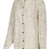 SOLD OUT / Merino Strick-Jacke Damen Milky Way, Bomberjacke 100% Merinowolle – Bild 4