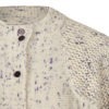 SOLD OUT / Merino Strick-Jacke Damen Milky Way, Bomberjacke 100% Merinowolle – Bild 6
