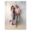 Alpaca Pants Napkini Pink, unisex knitted trousers 100% alpaca wool - Image 5